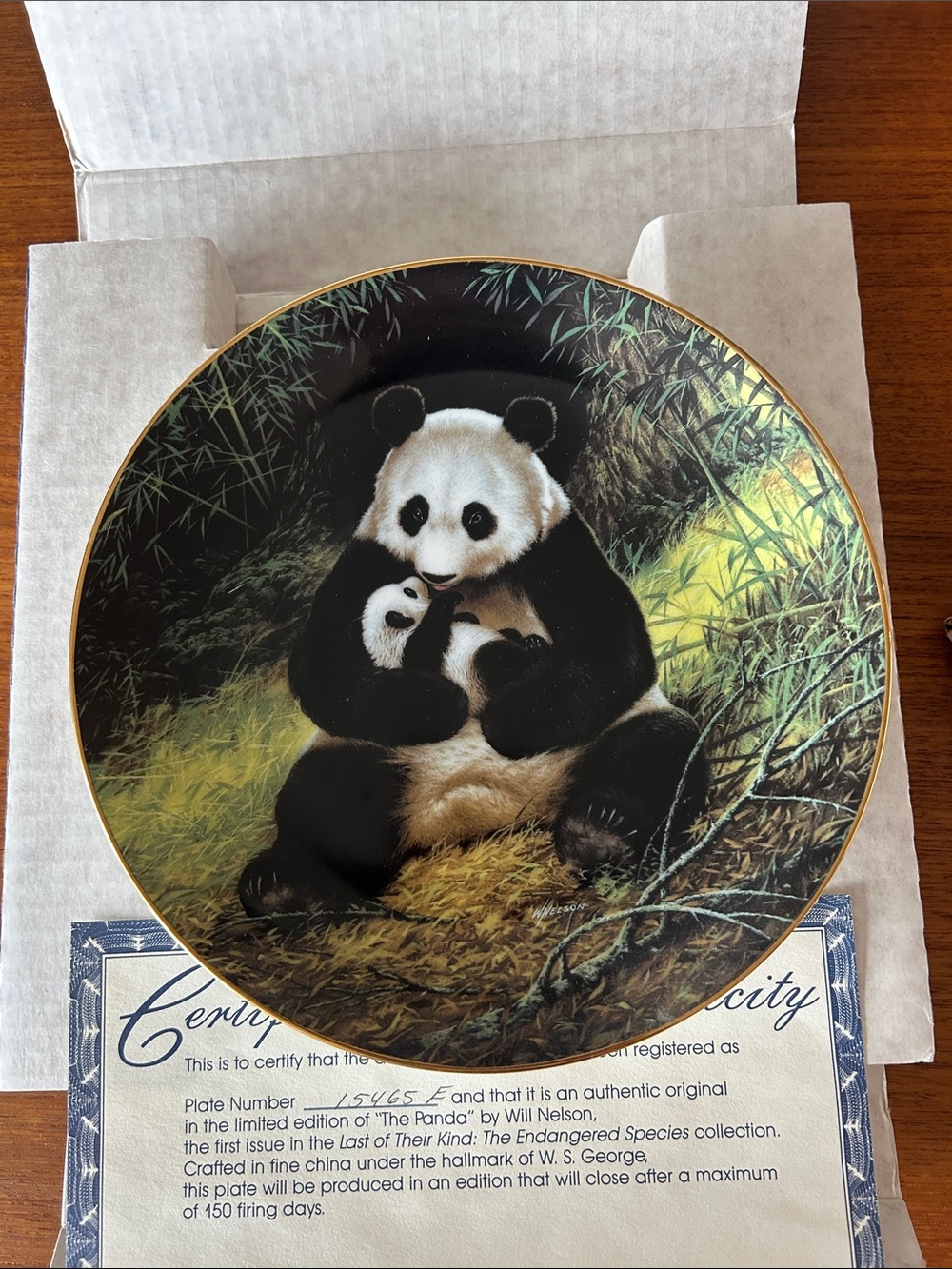 The Panda Collector Plate